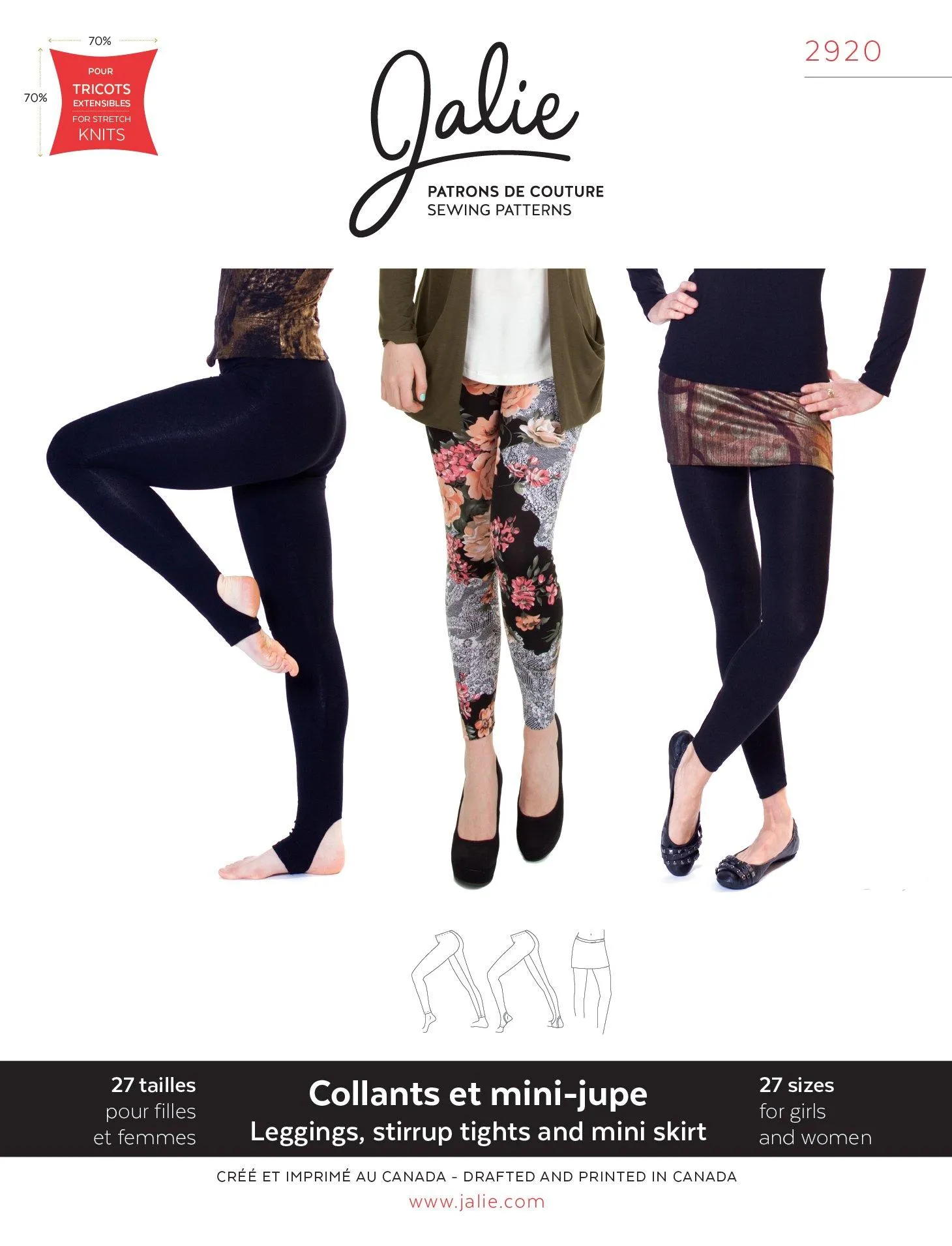 2920 // Leggings, Stirrup Tights and Mini-Skirt