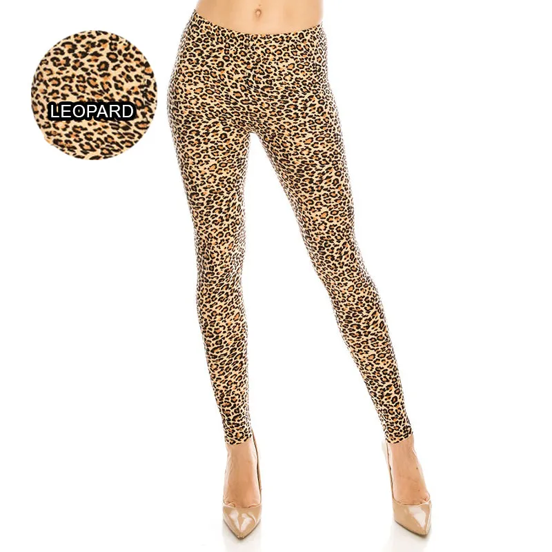 Animal Patterned Ultra Soft Leggings (Regular/Plus Size)