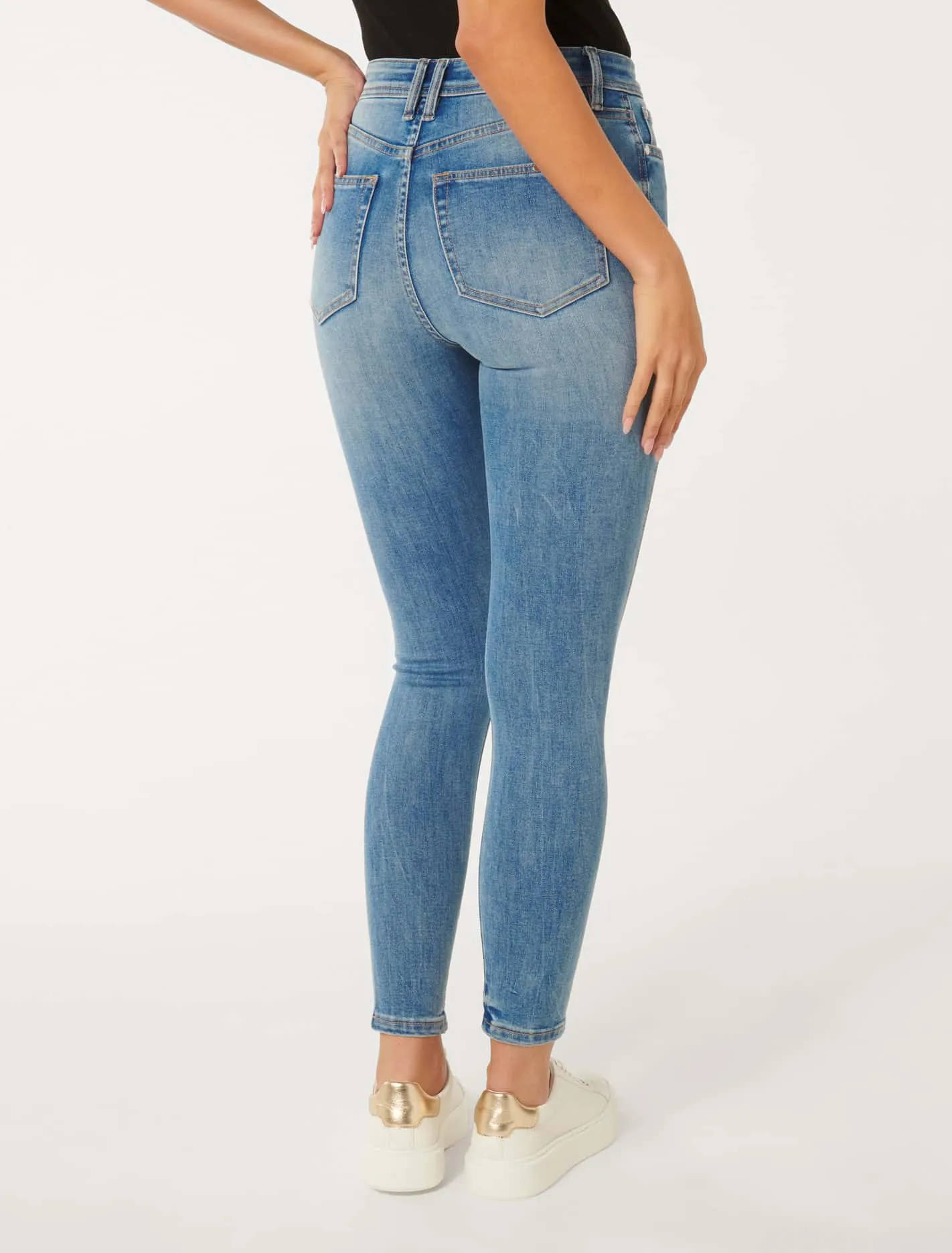 Ashley Mid-Rise Skinny Jeans