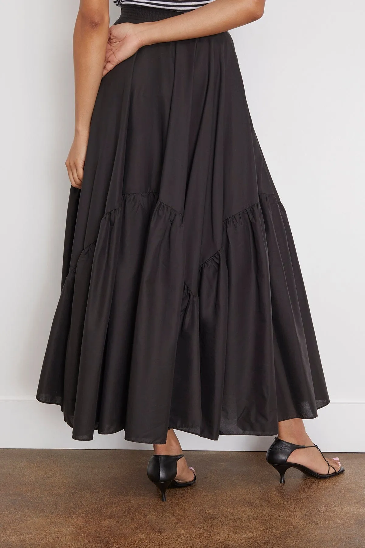 Astree Skirt in Noir