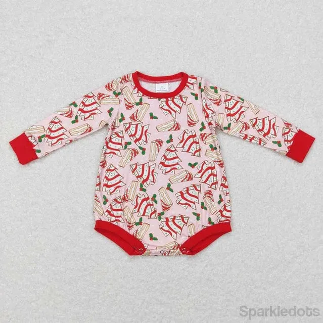 Baby Onesie Romper - Christmas - Tree Treats Boys Girls