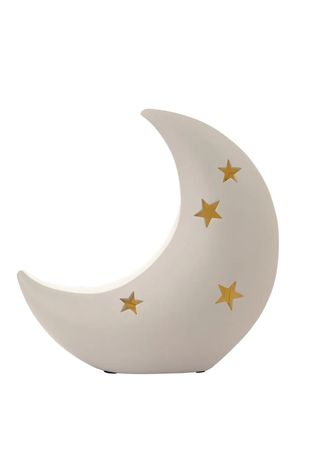 Bambino Moon Shaped Resin Night Light "Love you to the Moon"