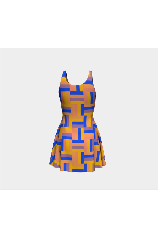 Basket weave Flare Dress