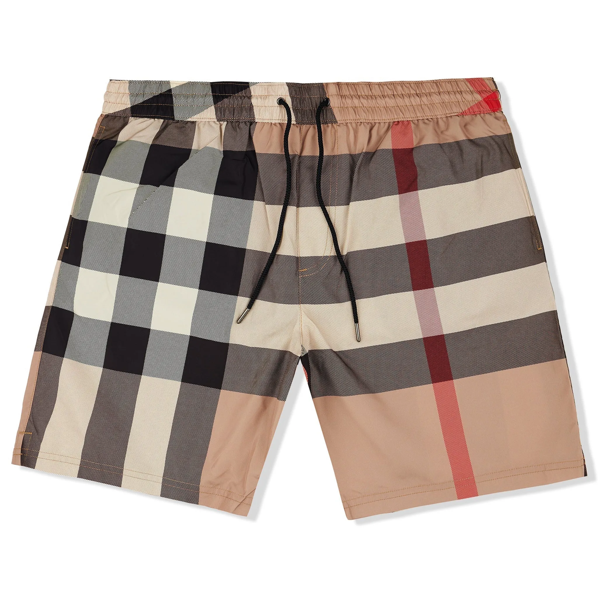 Burberry Check Beige Swim Shorts