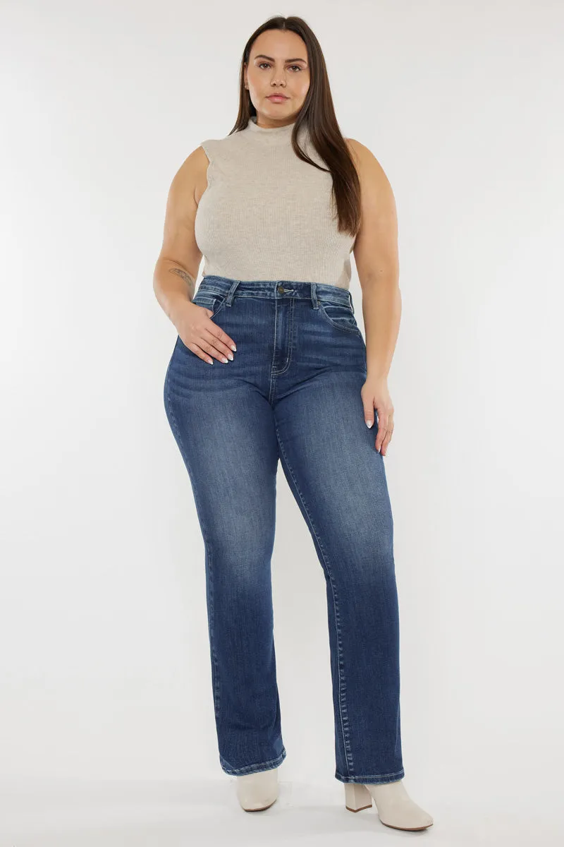 Cade High Rise Bootcut Jeans (Plus Size)