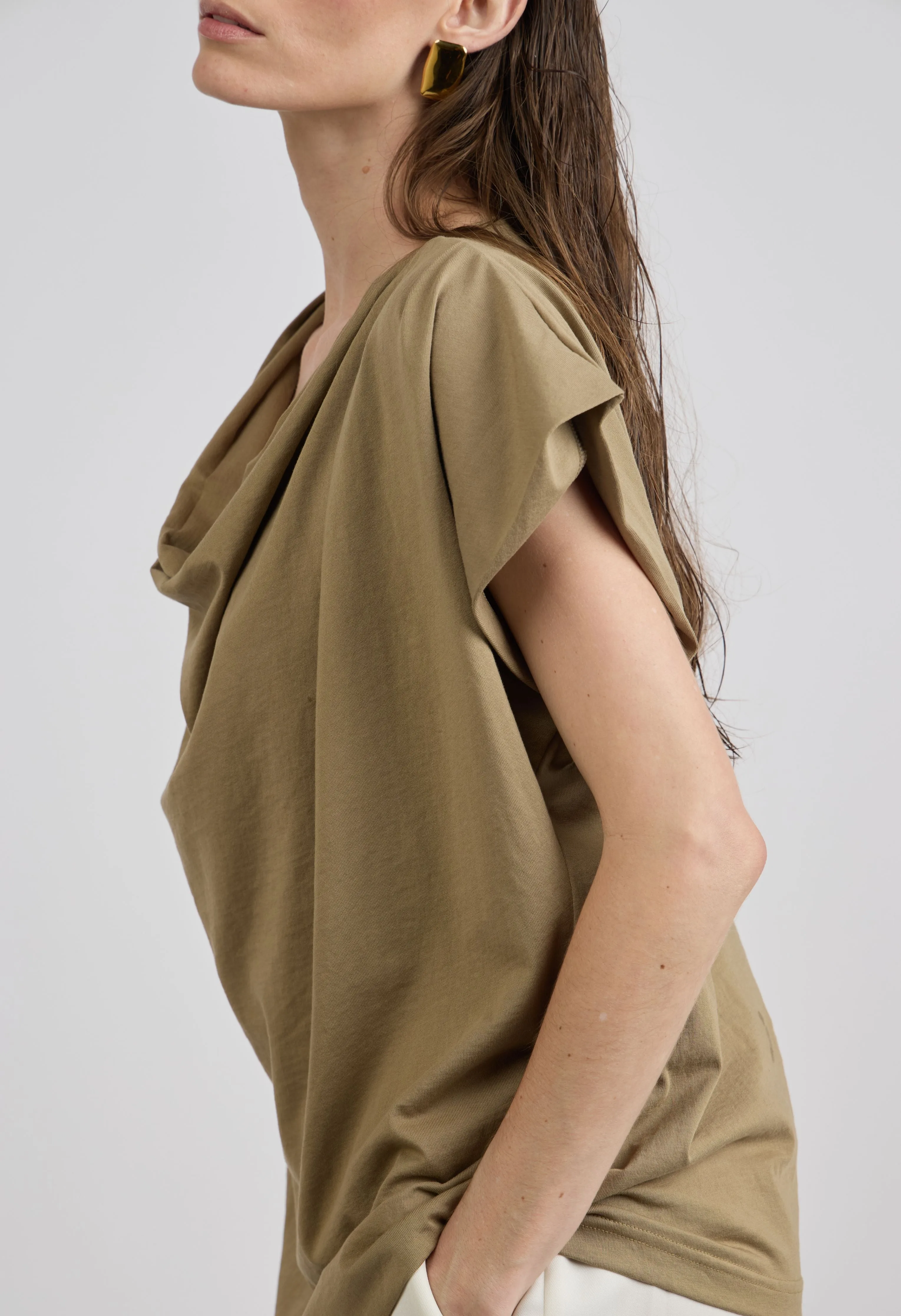 Callie Top in Tan