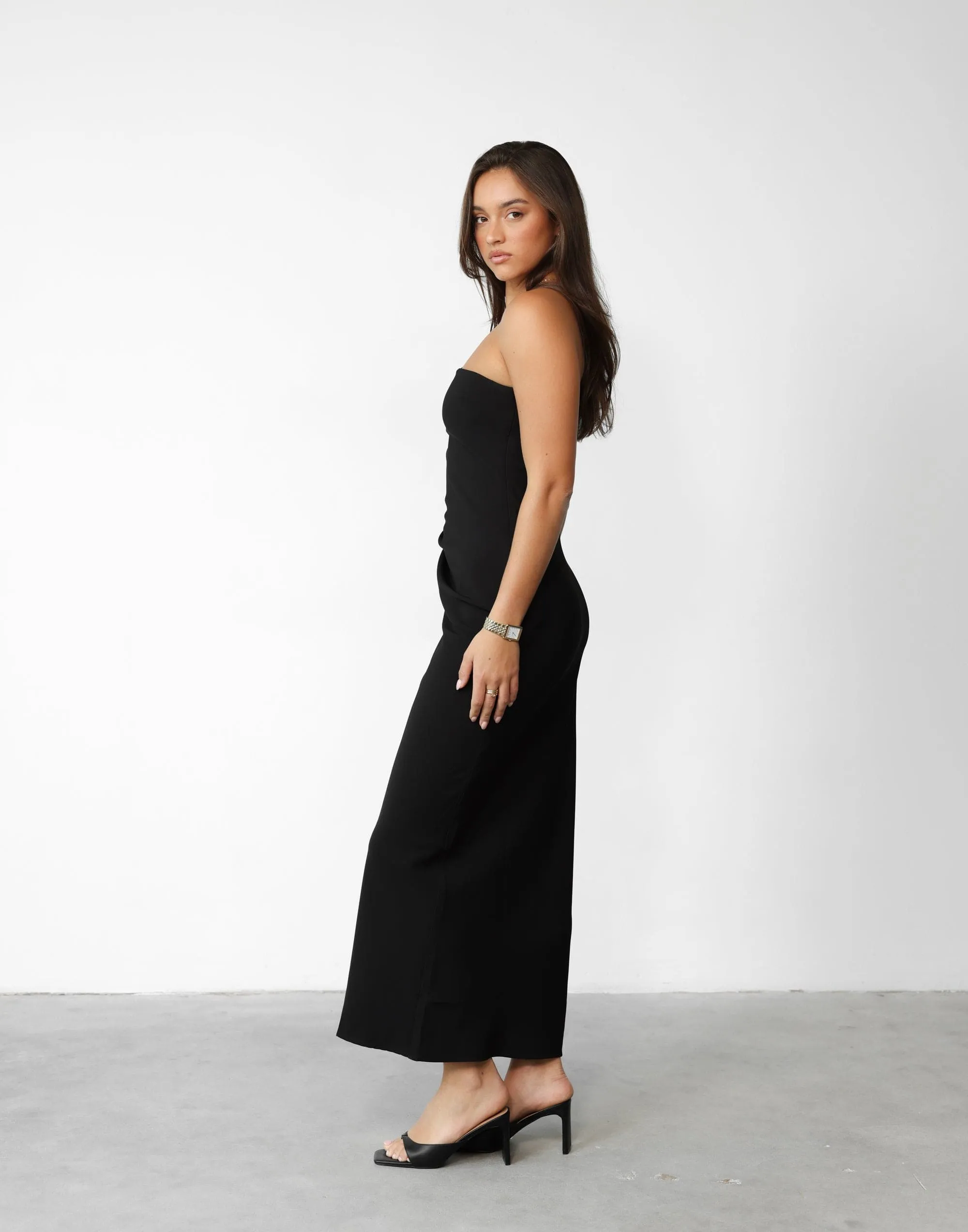 Caroline Maxi Dress (Black)