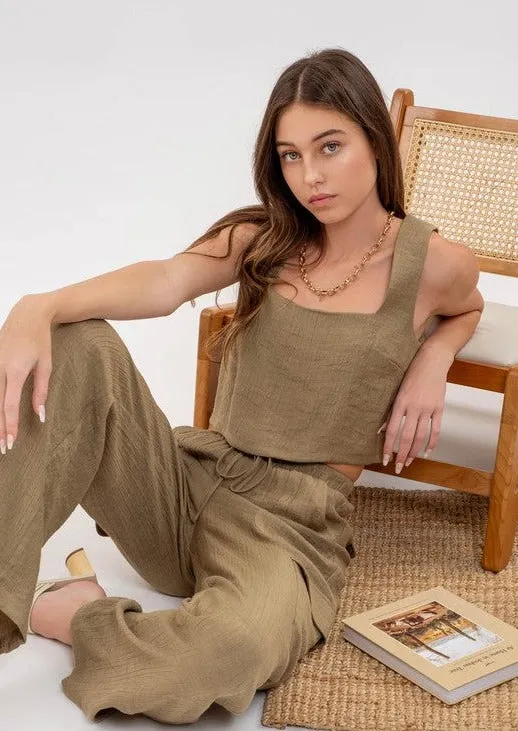 FINAL SALE - Sweet Summer Time Olive Top