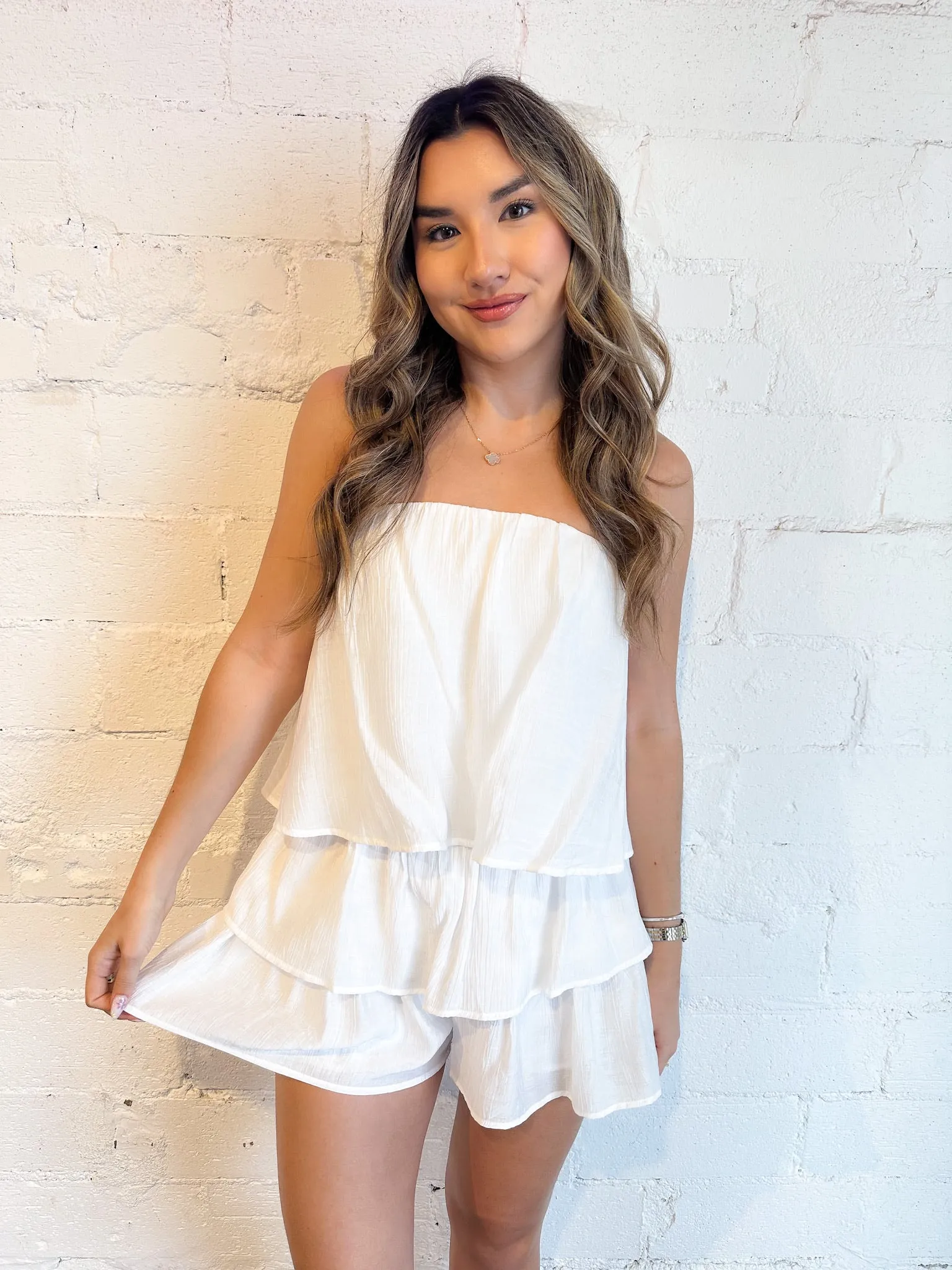 Flirty Frill Romper