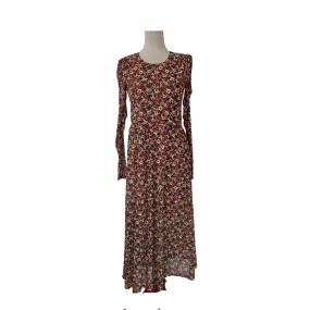 Free/Quent Brown Floral Printed Maxi Dress | Brand New |