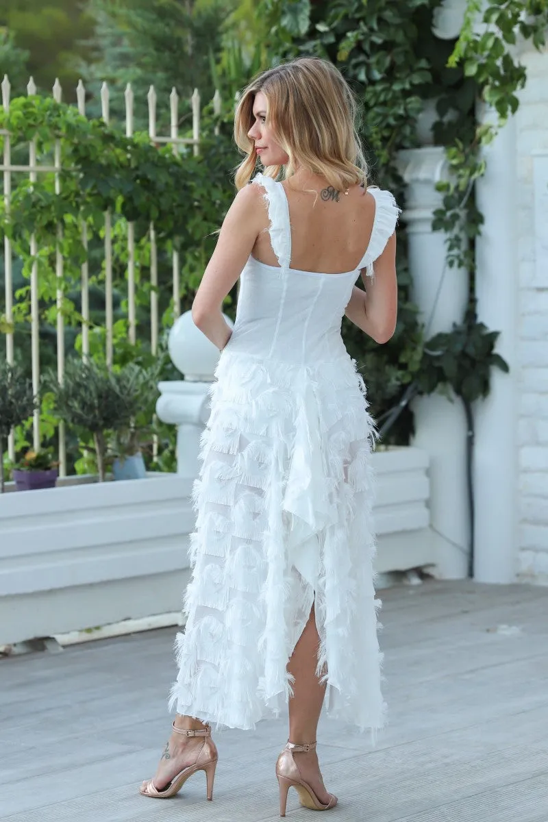 Fringe Wedding Tango Dress