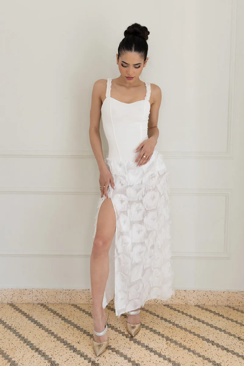 Fringe Wedding Tango Dress