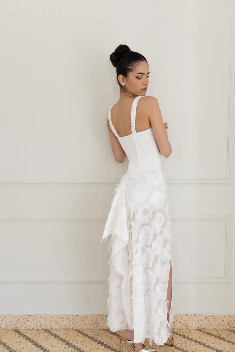 Fringe Wedding Tango Dress