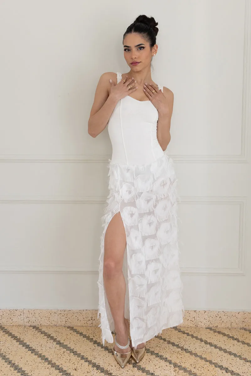 Fringe Wedding Tango Dress