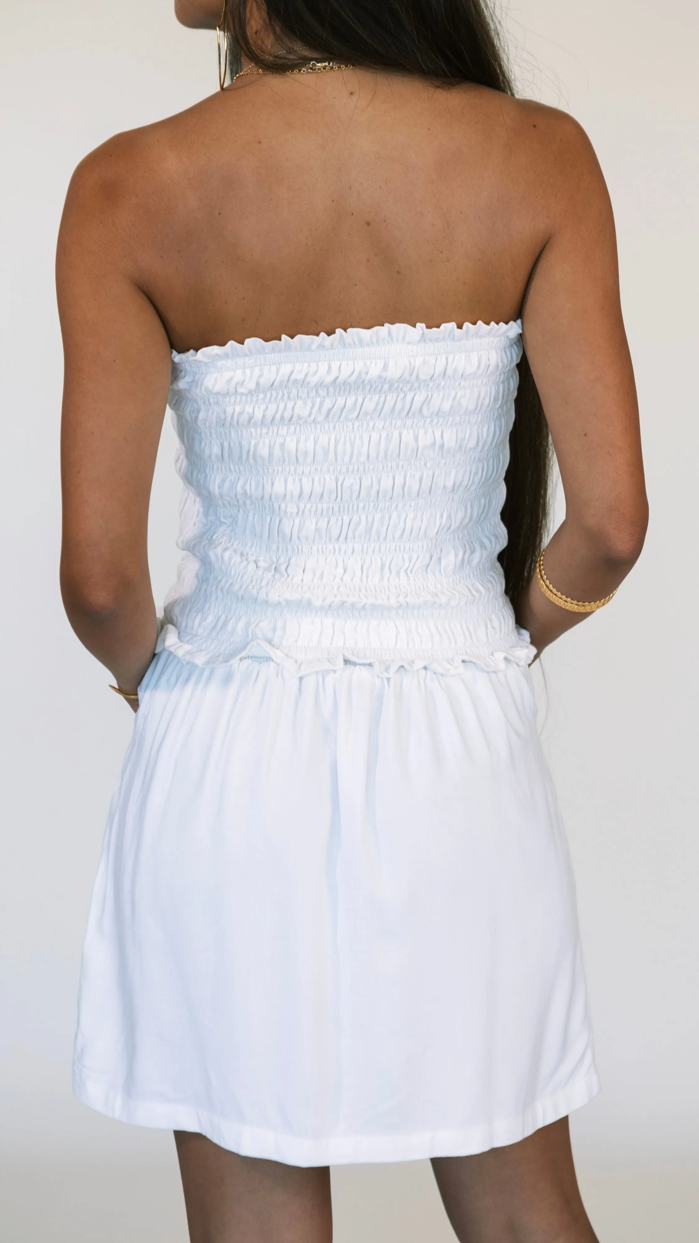 Grace Bandeau Top / Off White