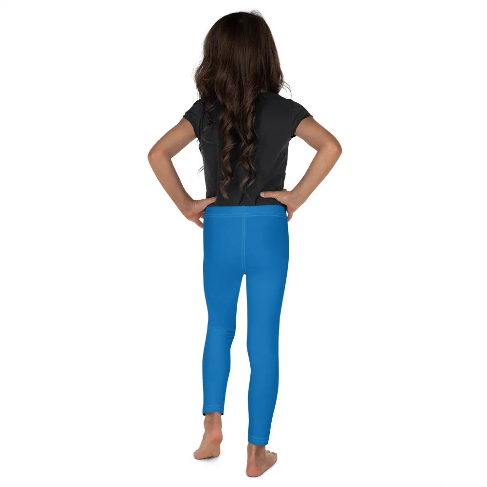 Kids' Girls Yoga Pants Workout Leggings Jiu-Jitsu 004 - Azul