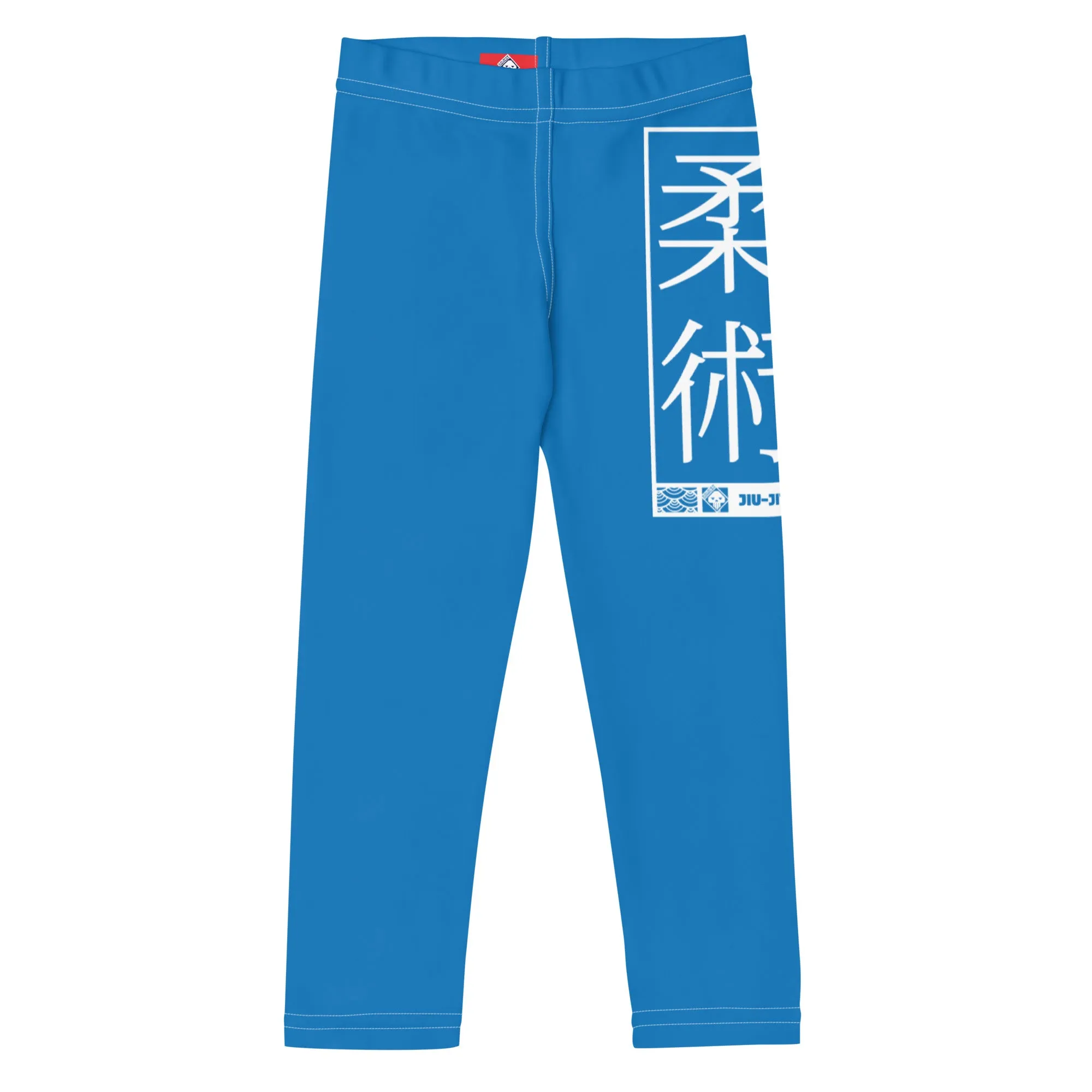 Kids' Girls Yoga Pants Workout Leggings Jiu-Jitsu 004 - Azul