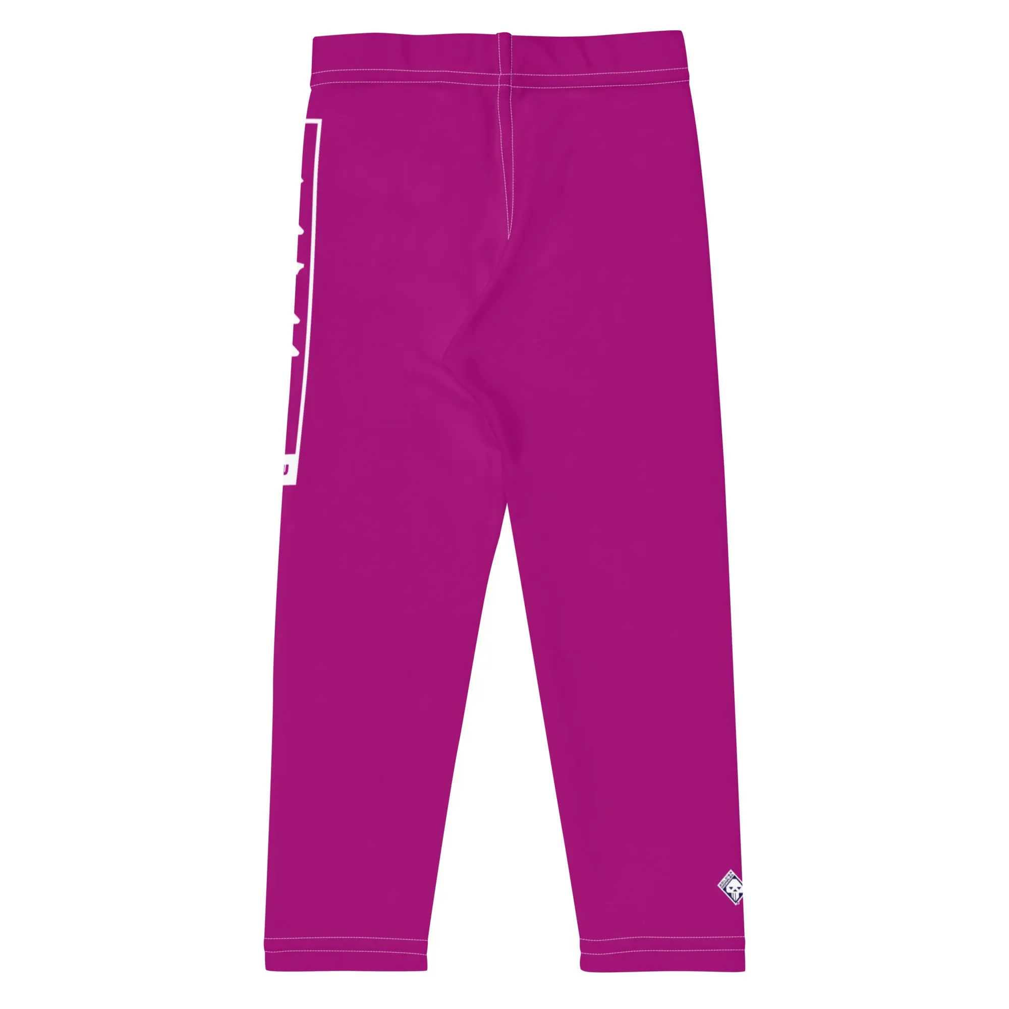 Kids' Girls Yoga Pants Workout Leggings Jiu-Jitsu 014 - Fresh Eggplant