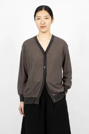 Knit Cardigan Charcoal