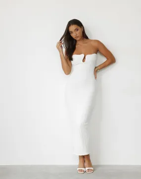 Korinna Maxi Dress (White)