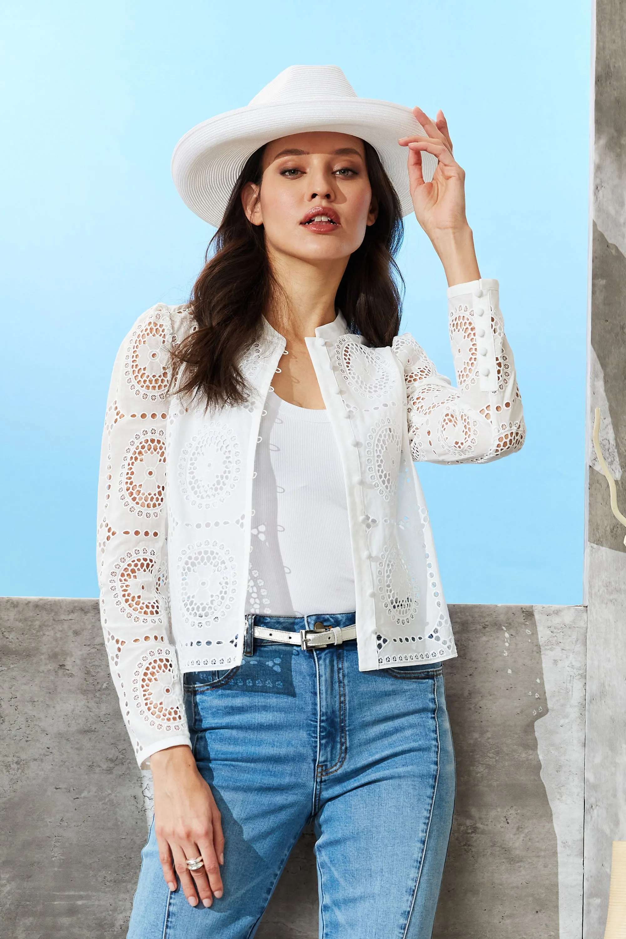 Lace Button Shirt