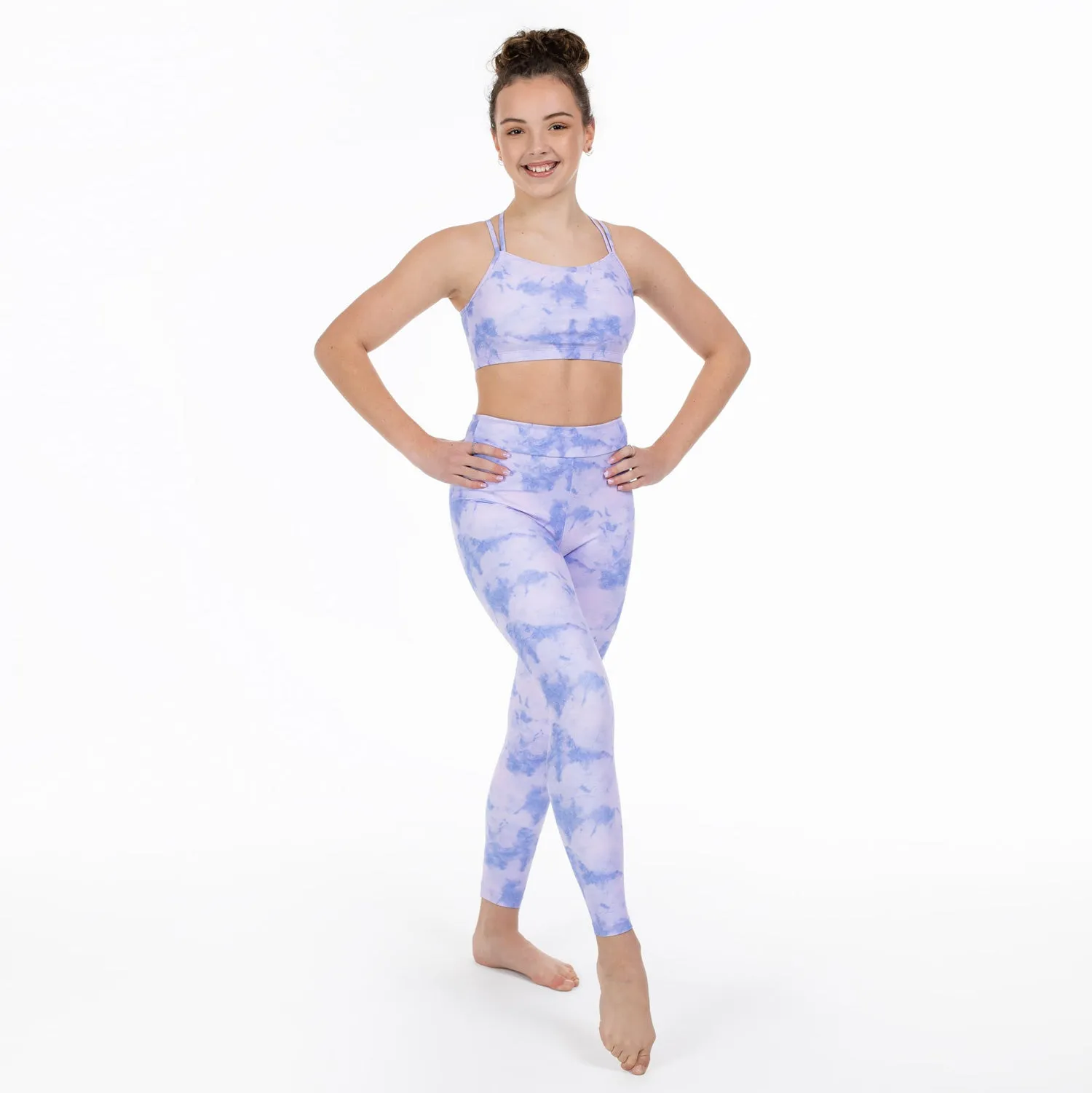 Long Legging in Pastel Mood Print