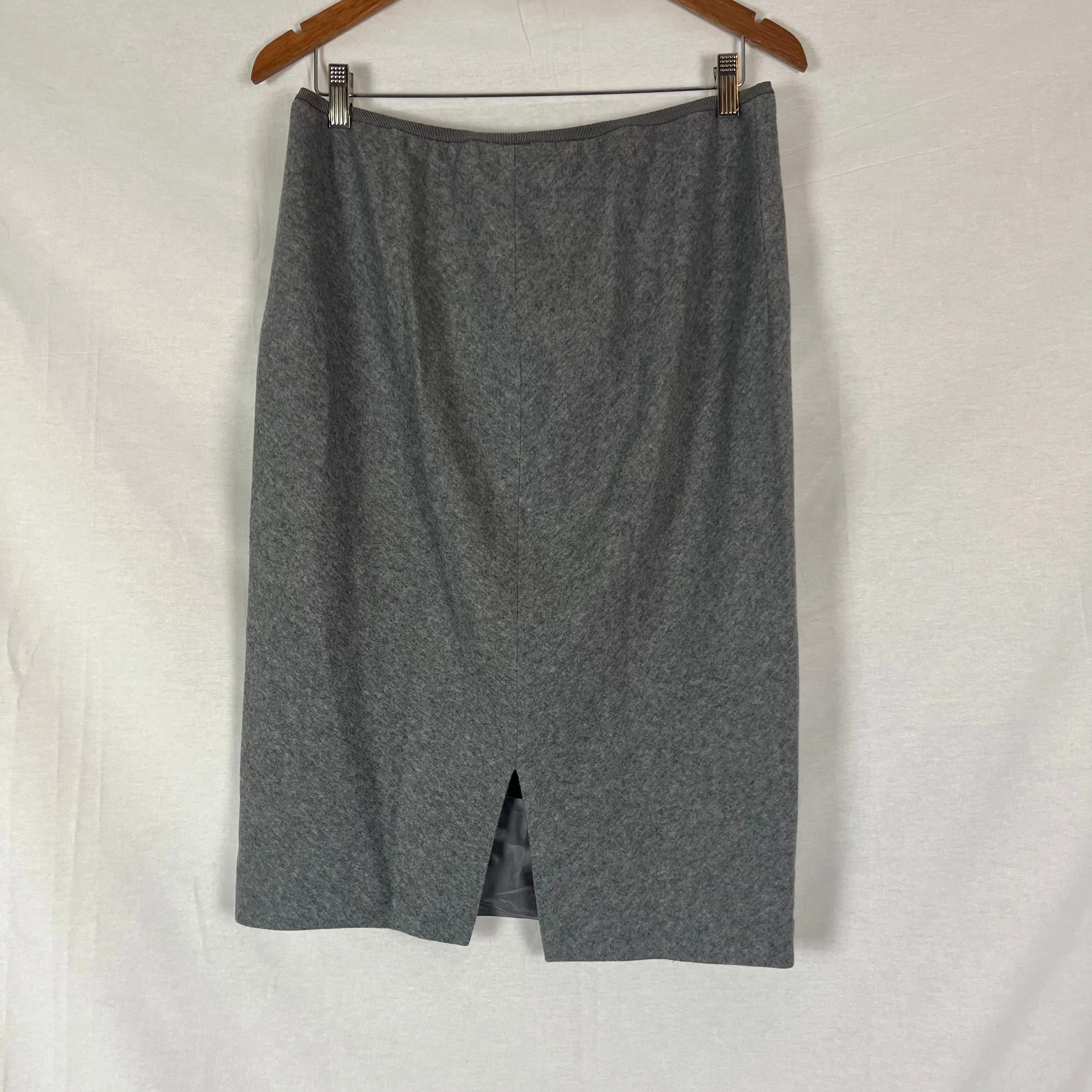 Marc Jacobs Grey Supersoft Fleece Midi Skirt M/L