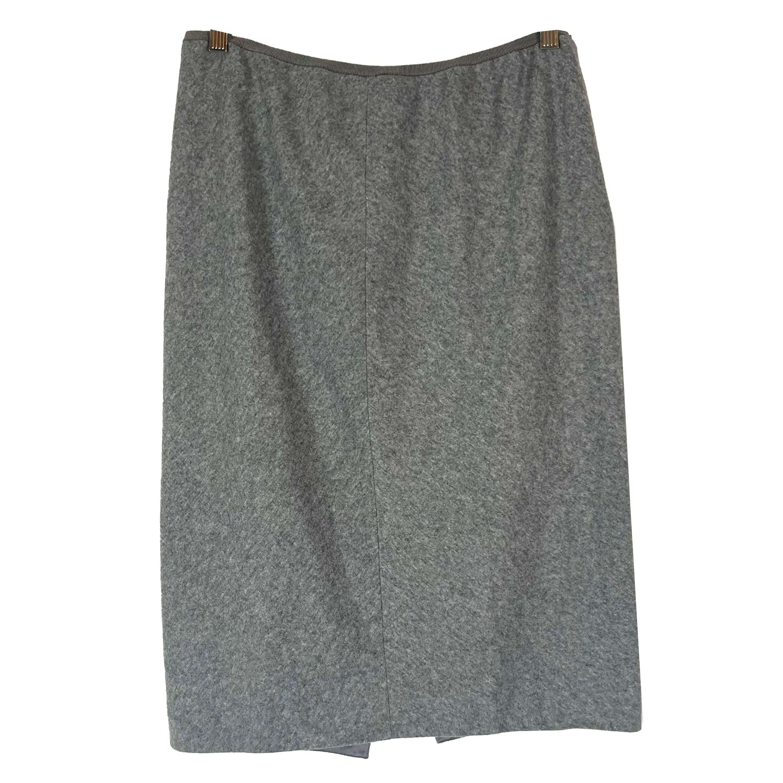 Marc Jacobs Grey Supersoft Fleece Midi Skirt M/L