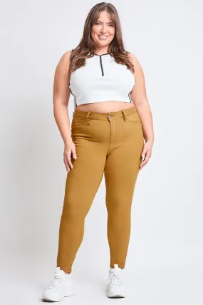 Plus Size Women's Hyperstretch Forever Color Skinny Pants - Warm Tones