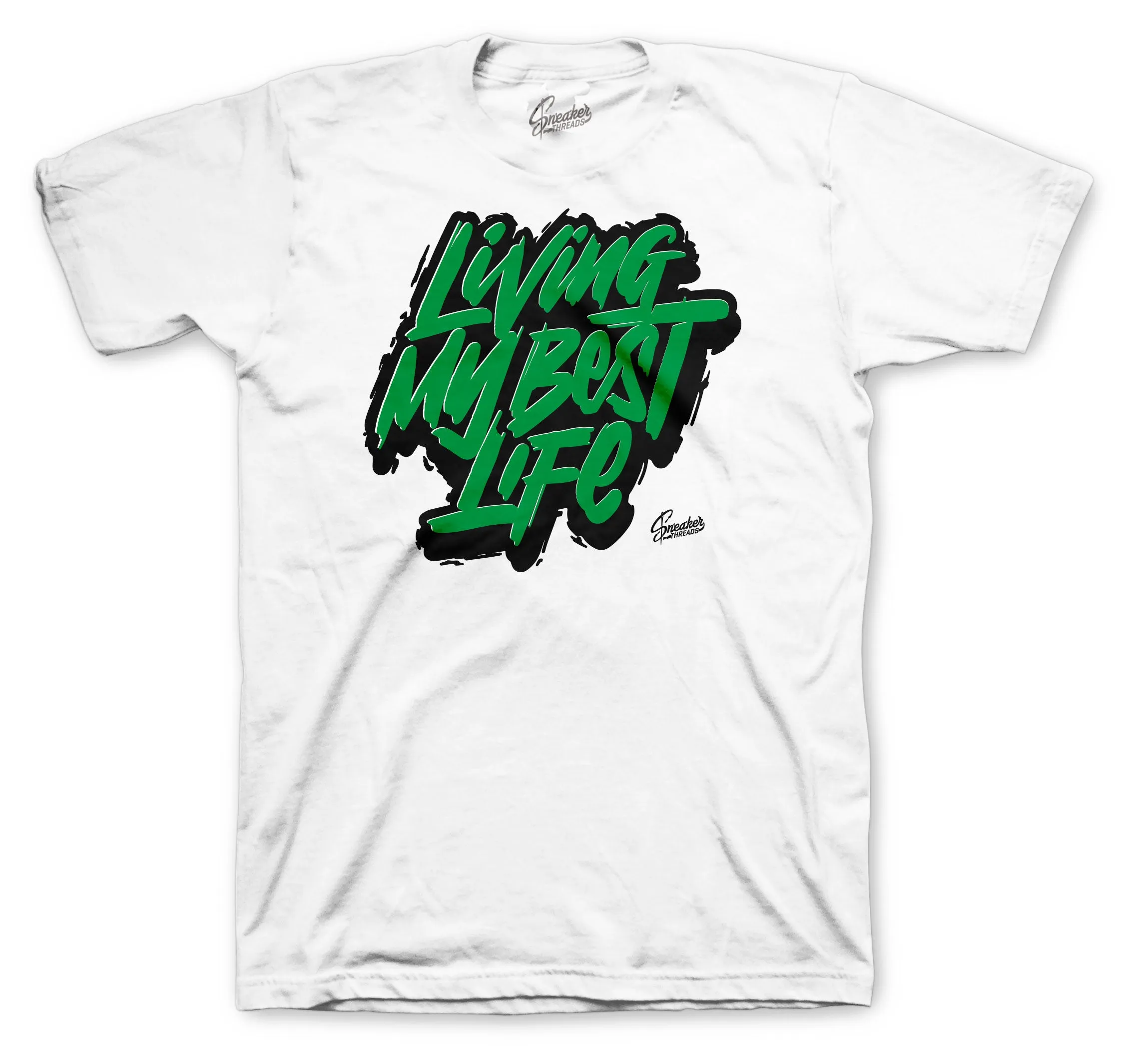 Retro 10 Seattle Shirt - Living Life - White