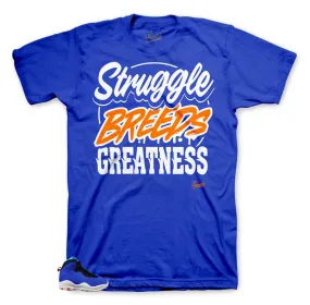 Retro 10 Tinker Shirt - Struggle Breeds - Royal Blue