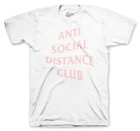 Retro 6 Gold hoops Shirt - Social Distance - White