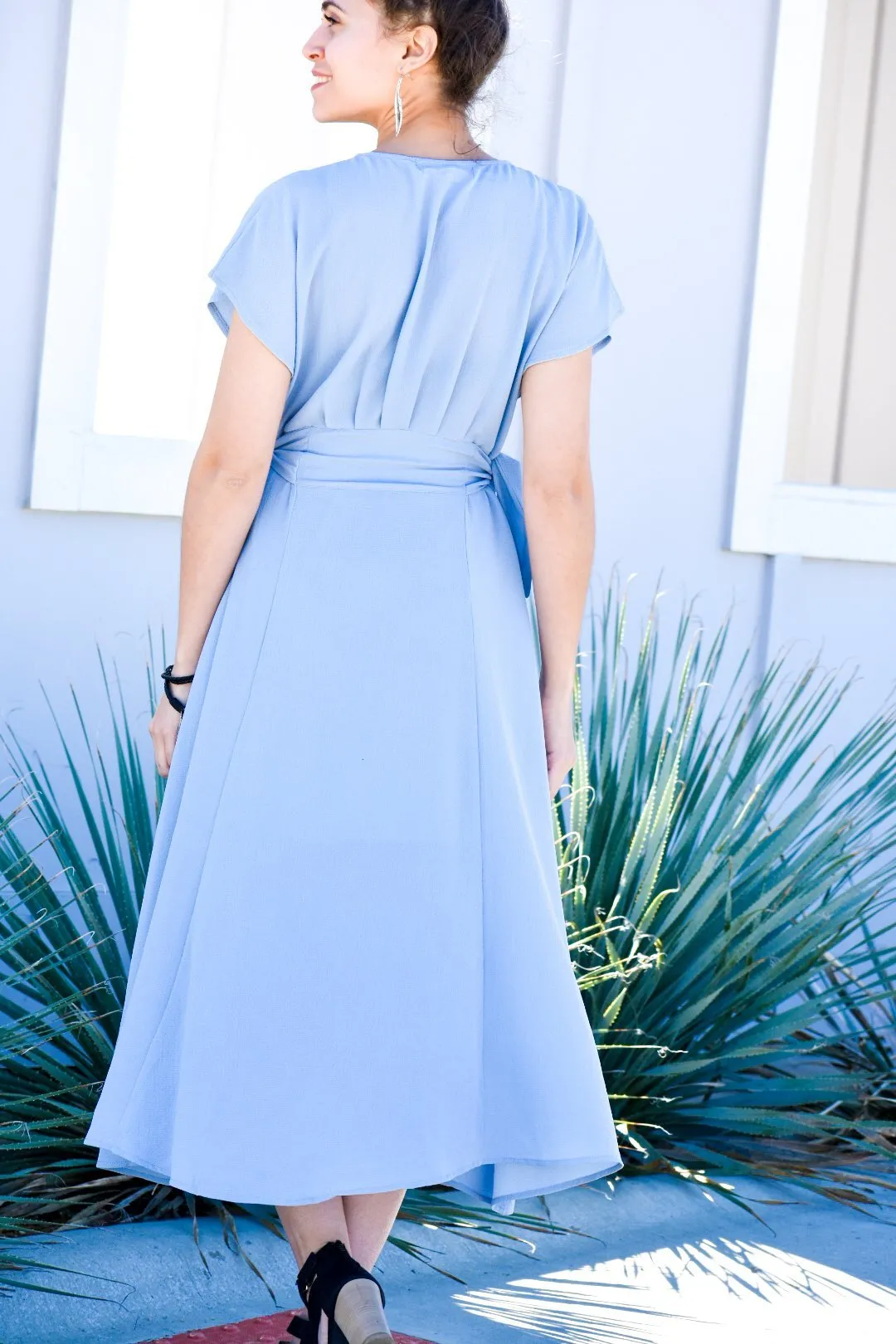 Standing In The Sun Light Blue Maxi Dress