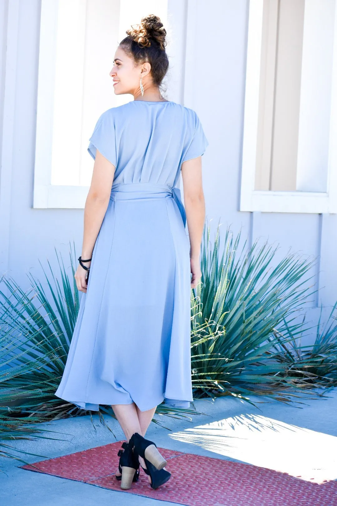 Standing In The Sun Light Blue Maxi Dress