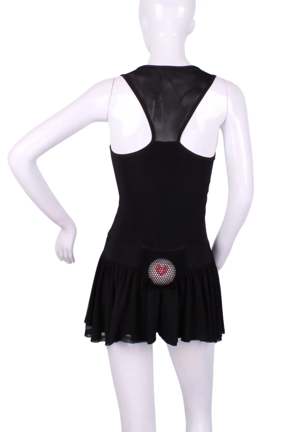 V1 Black Sandra Dee Court To Cocktails Tennis Dress