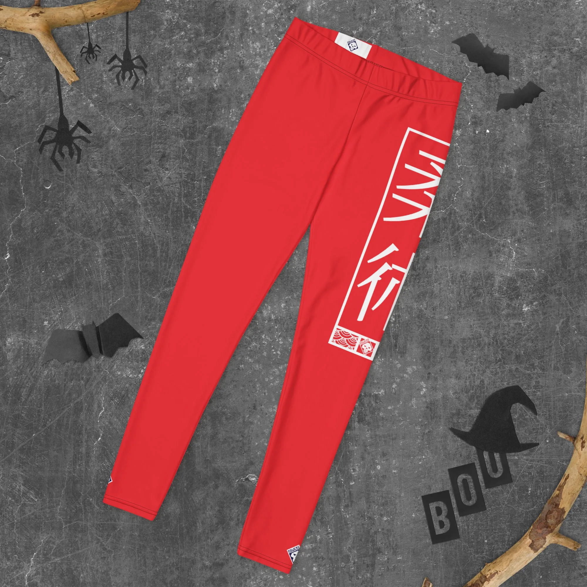 Women's Yoga Pants Workout Leggings For Jiu Jitsu 001 - Scarlet