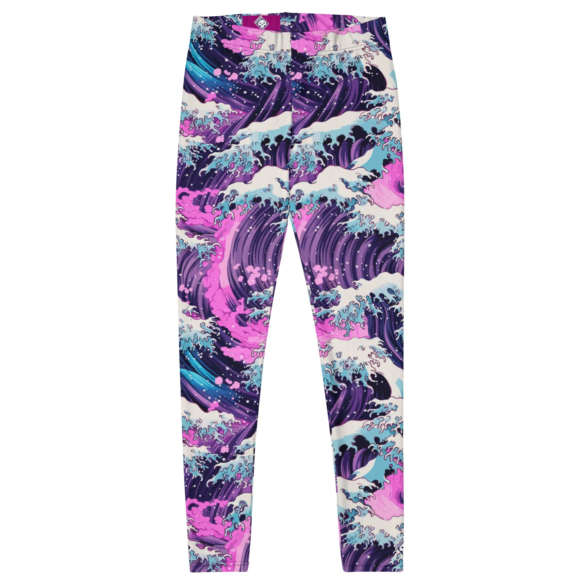 Women's Yoga Pants Workout Leggings - Purple Wave 002